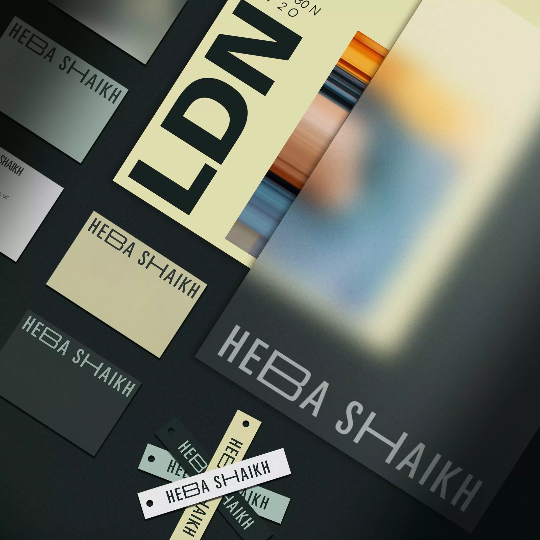 Heba Sheik Visual Identity - Corporate Stationery Design