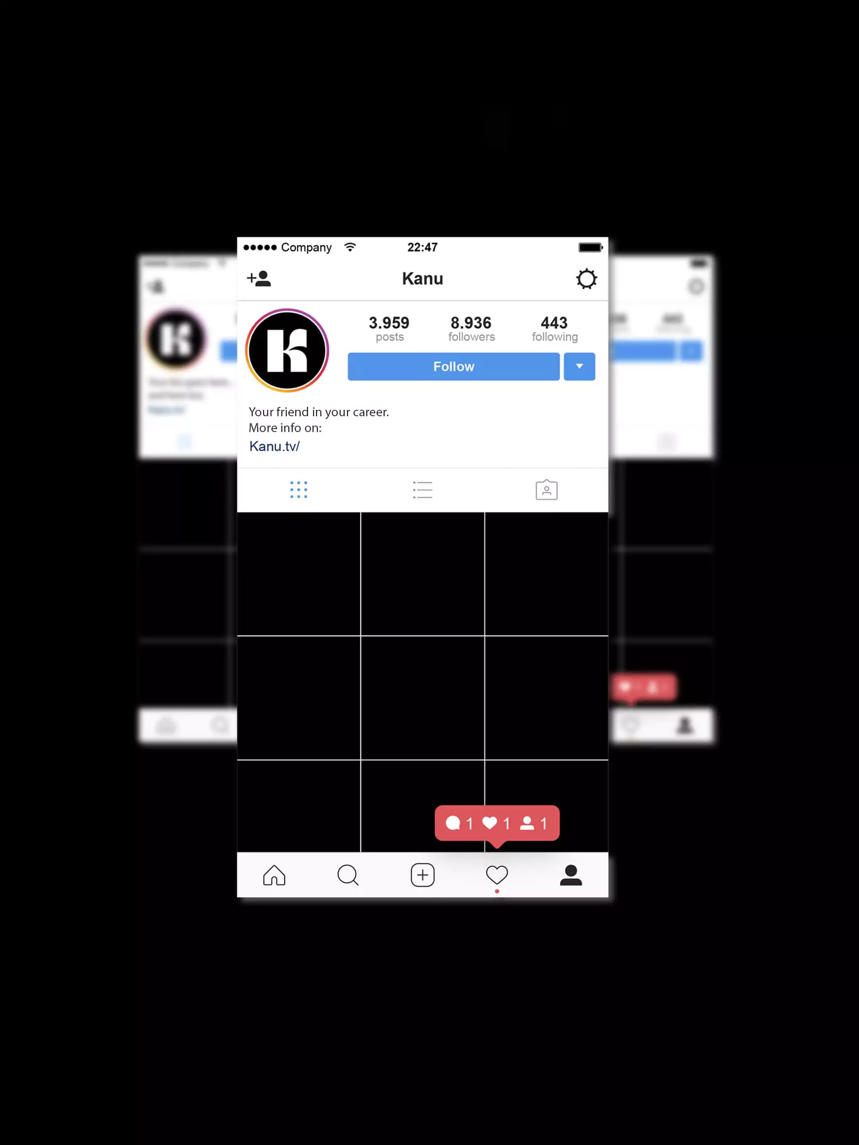 Kanu Branding - Instagram Profile
