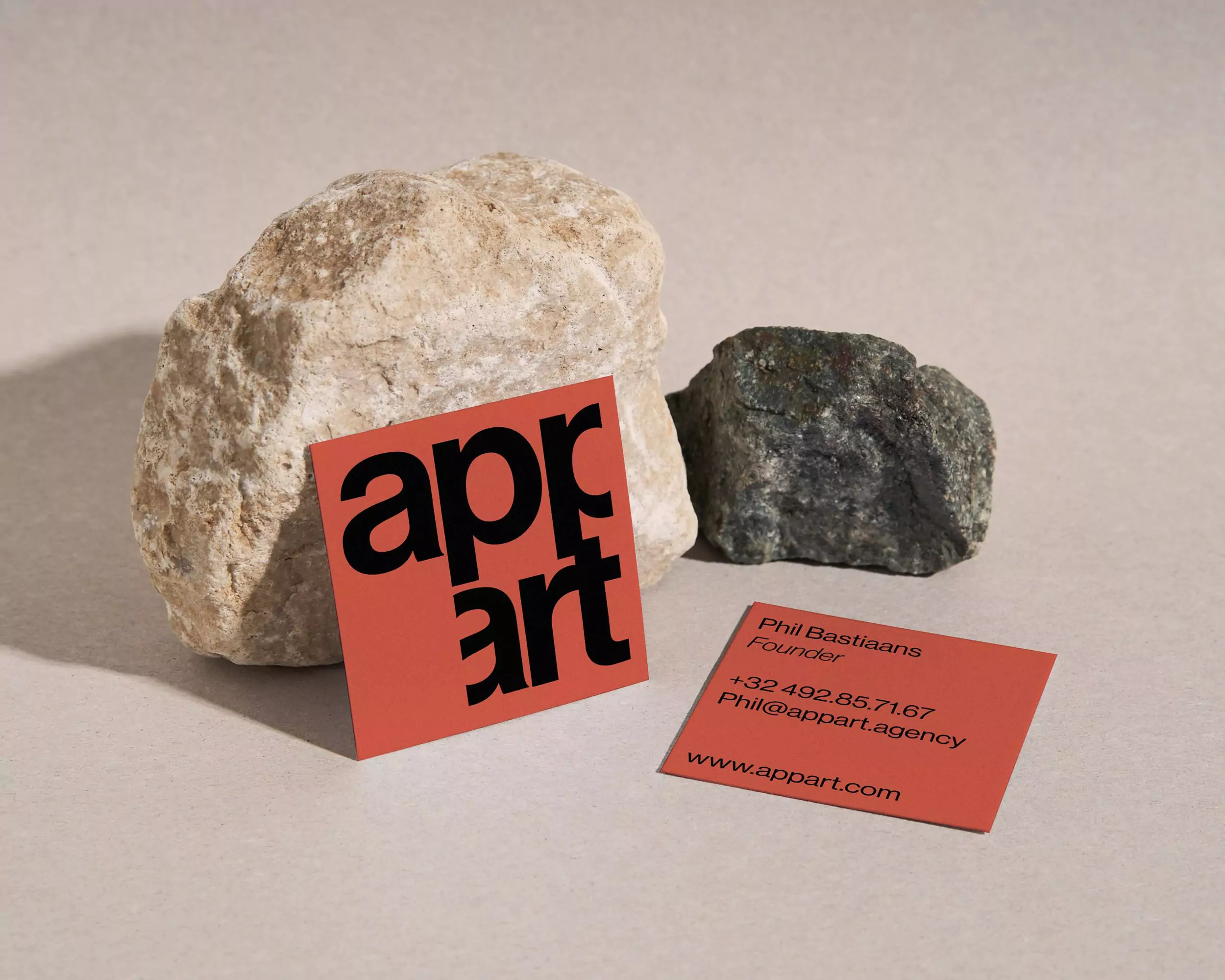 Appart Visual Identity - Business Card Design