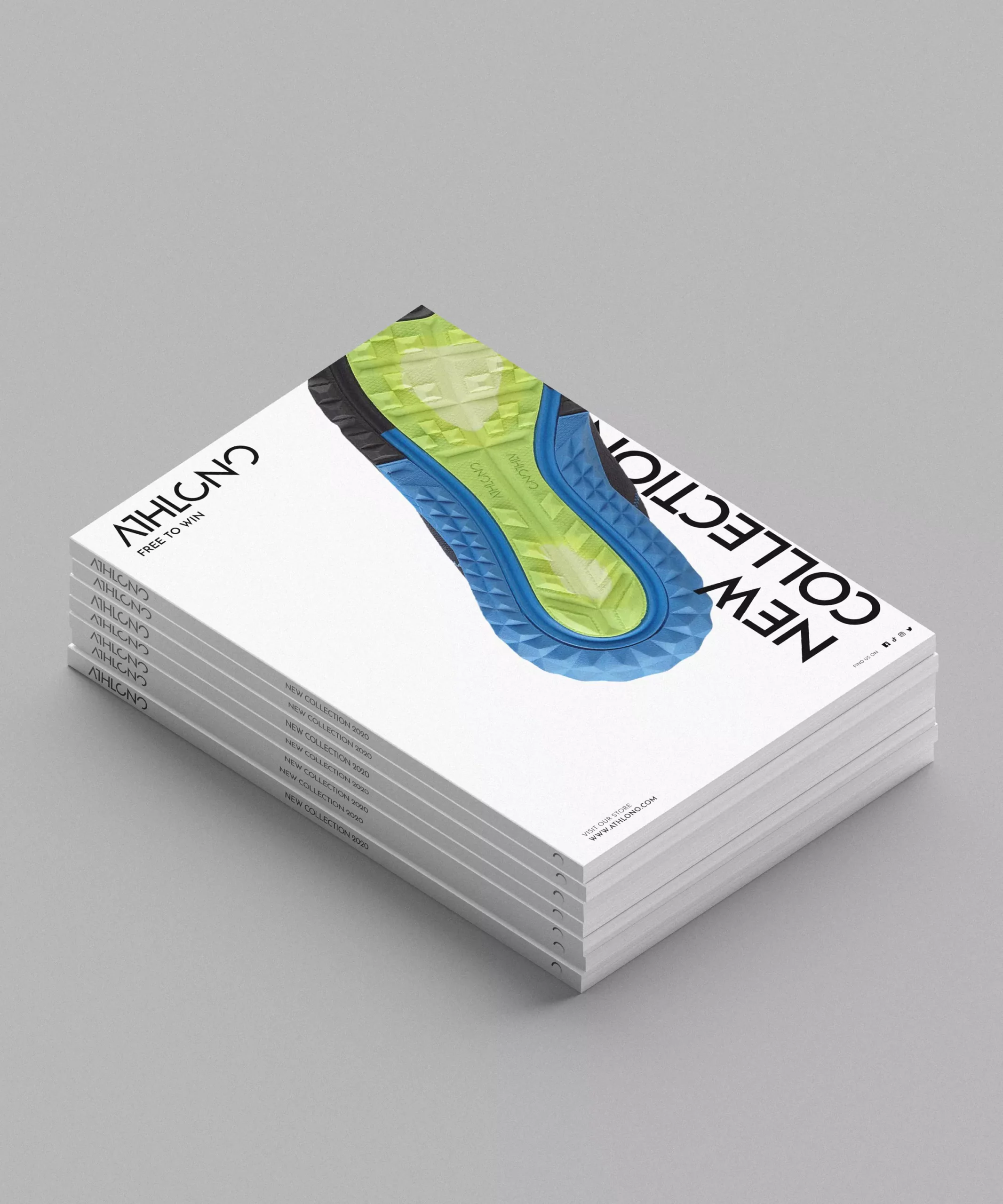 Athlono Brand Identity - Cover Catalogue Design