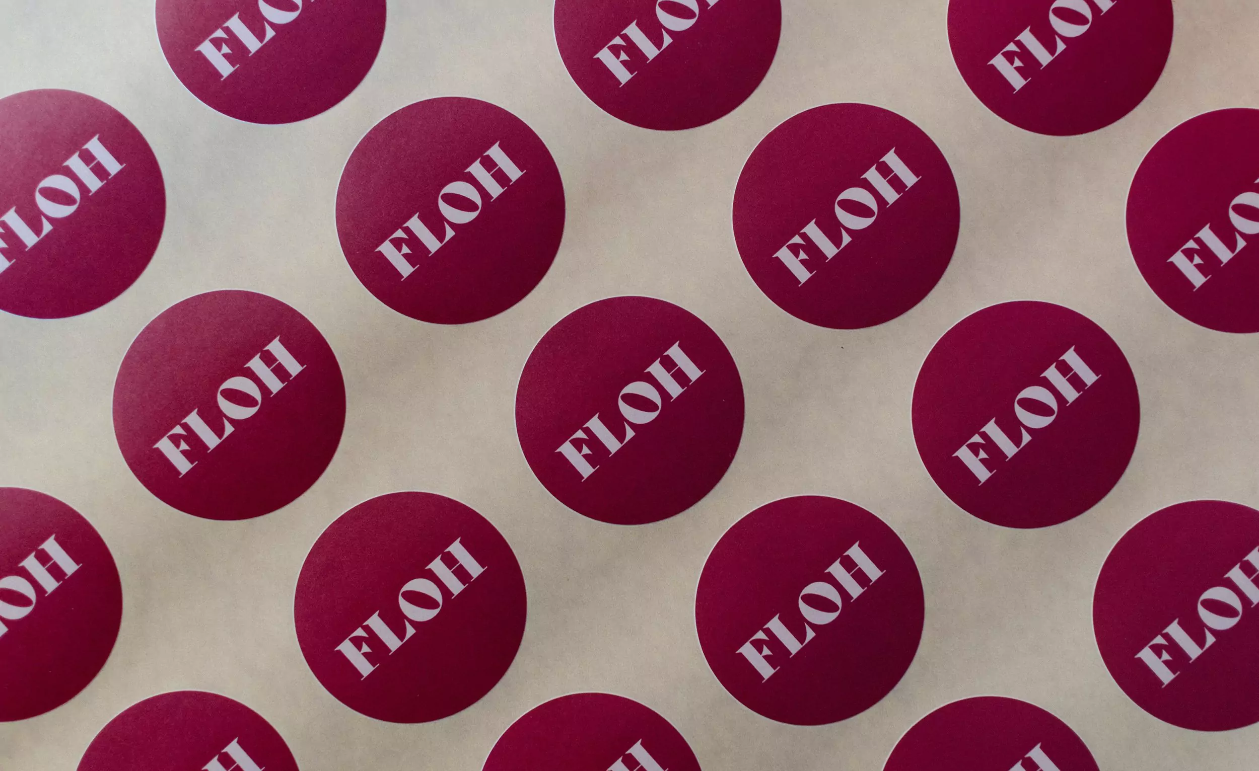 Floh Brand Identity - Stickers Design