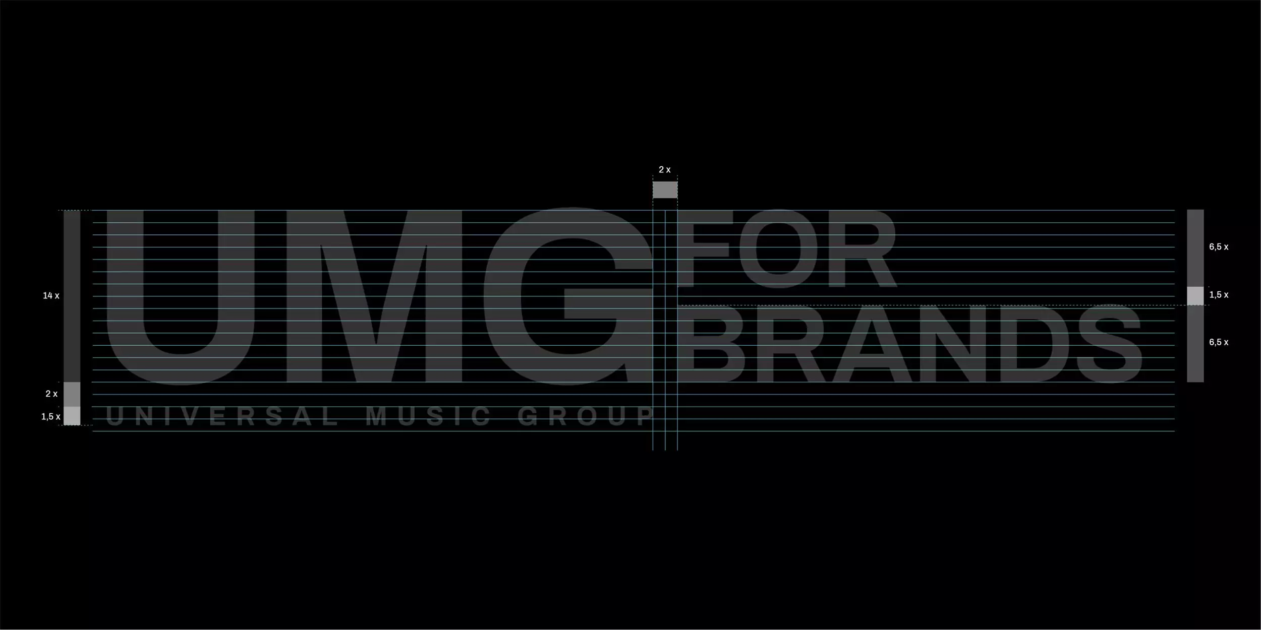Logotype Design for Universal Music Group for Brands - Logotype Grids