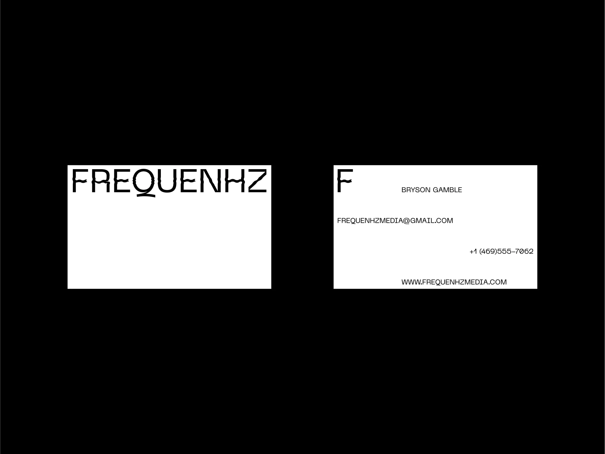 Visual Identity for Frequenhz - Business Card Design