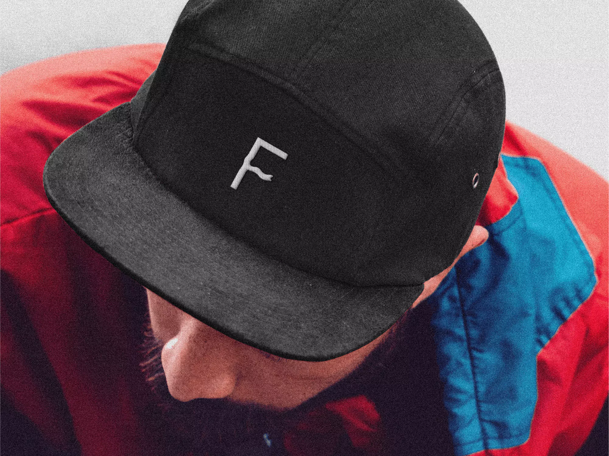 Visual Identity for Frequenhz - Lettermark in a Black Cap