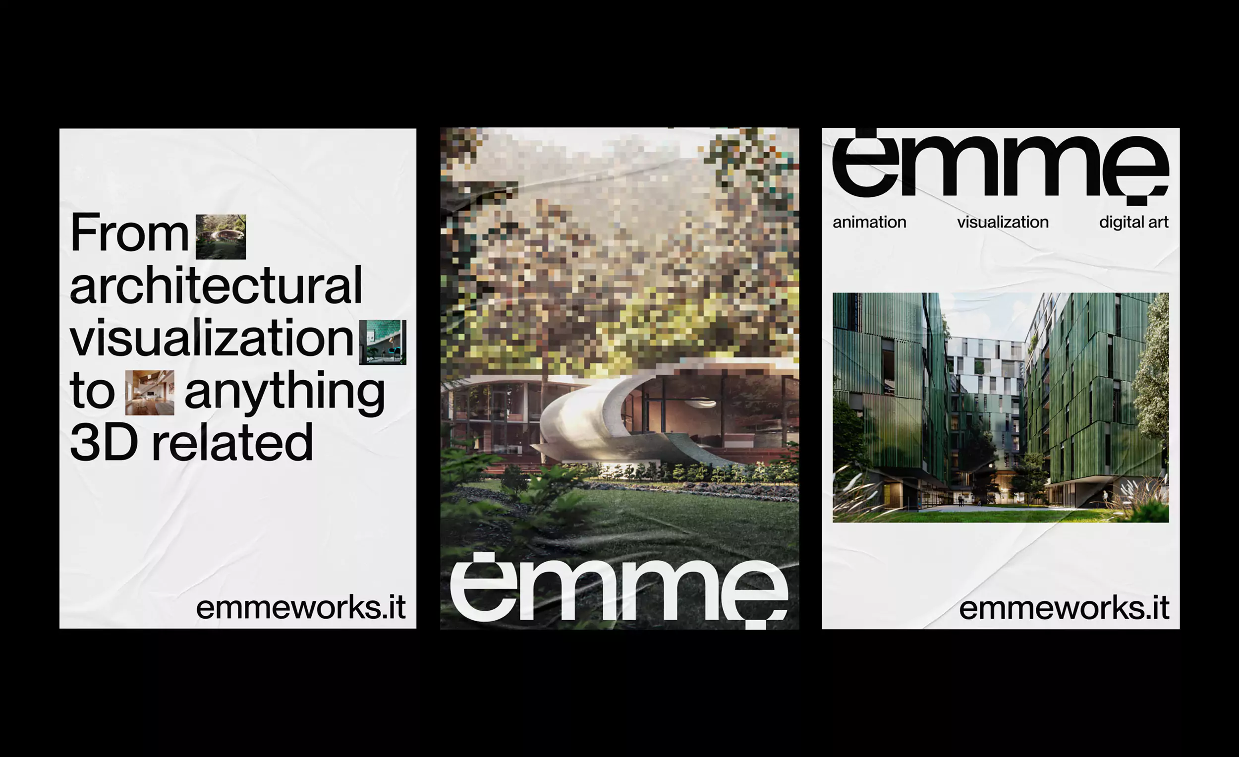 Visual Identity for Emme - Poster Designs
