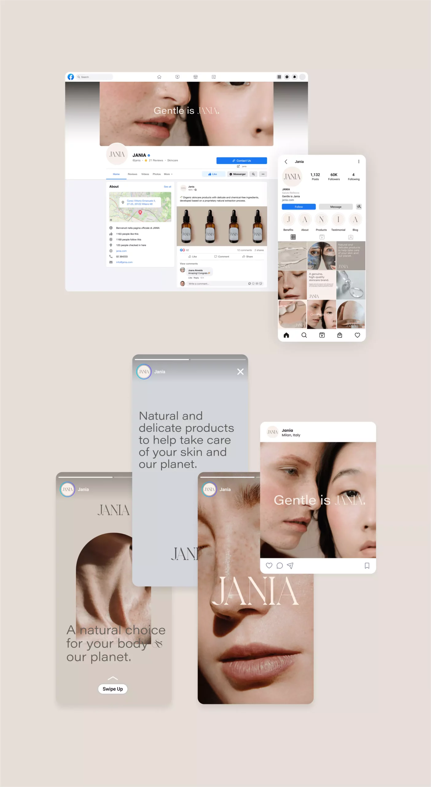 Brand Identity for Jania - Social Media Design