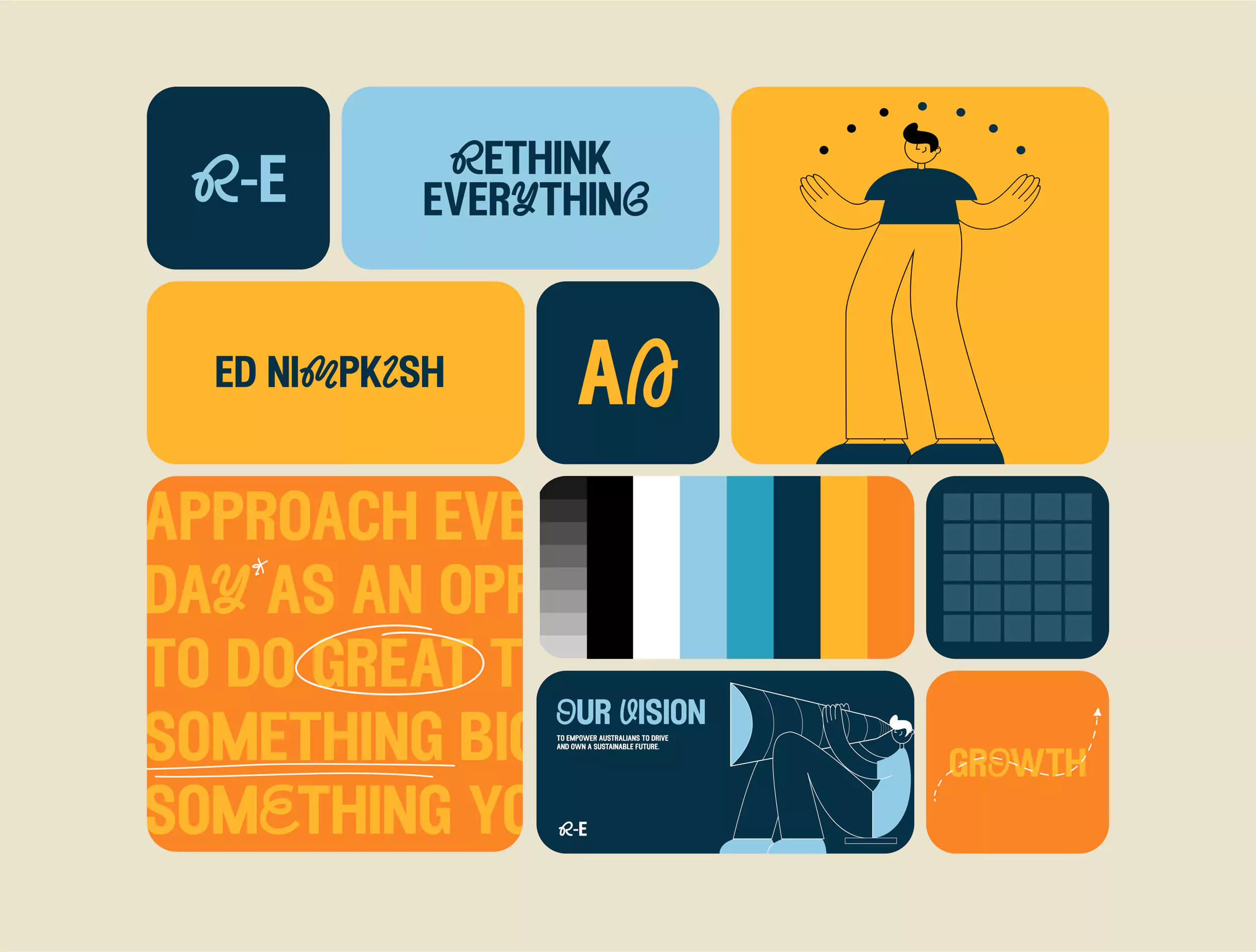Visual Identity for Rethink Everything - Guidelines Design