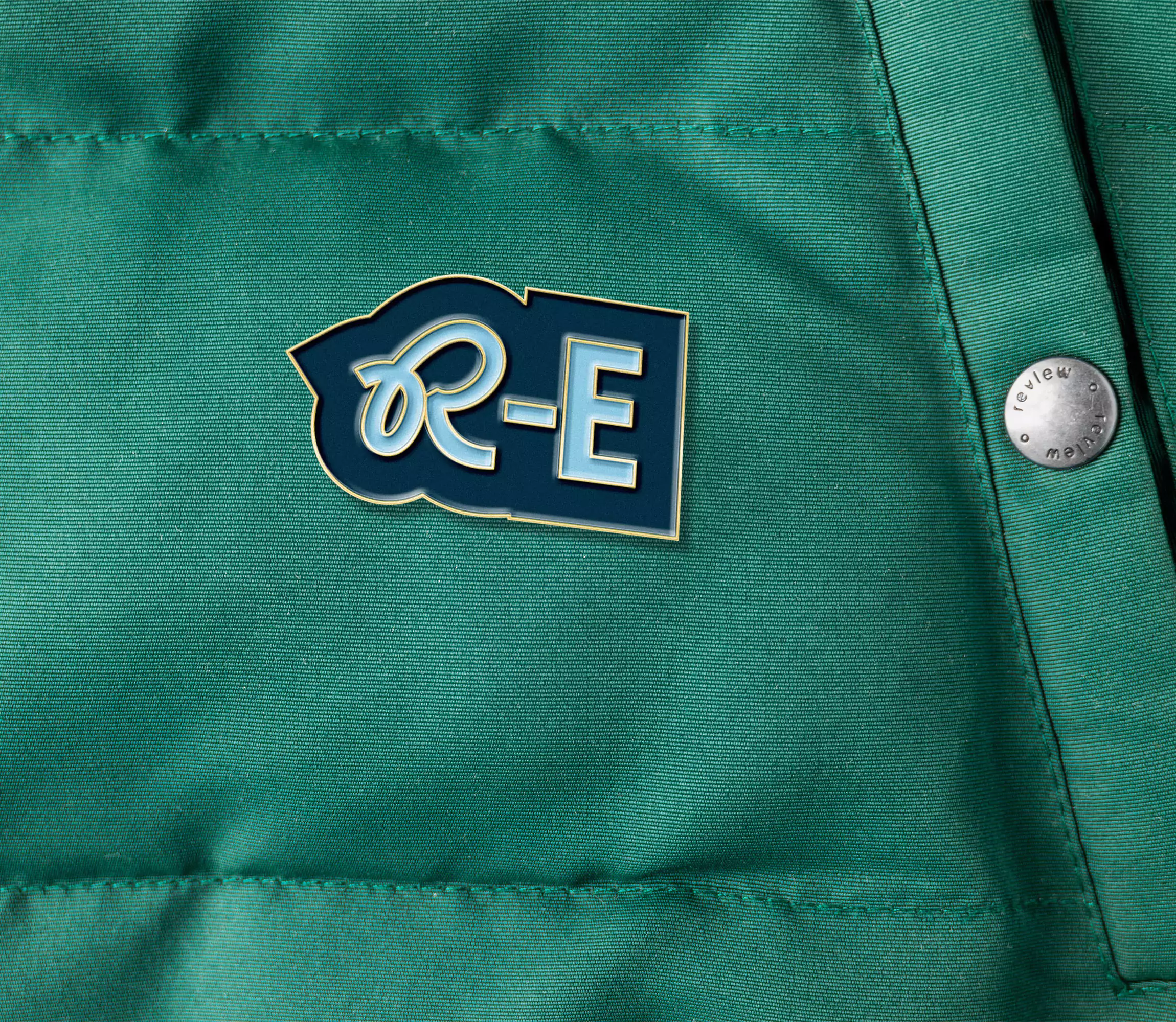 Visual Identity for Rethink Everything - Blue Pin in a Green Jacket