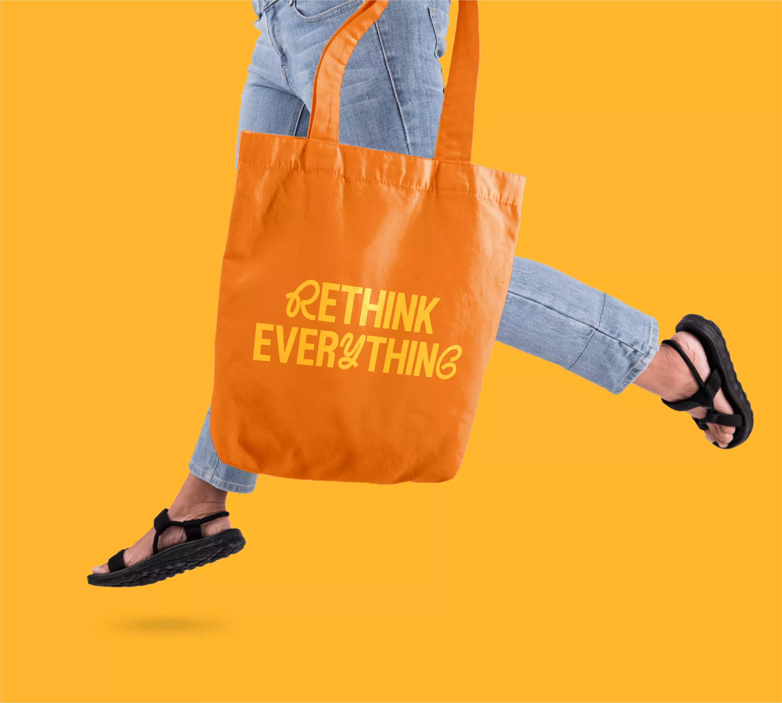 Visual Identity for Rethink Everything - Tote Bag