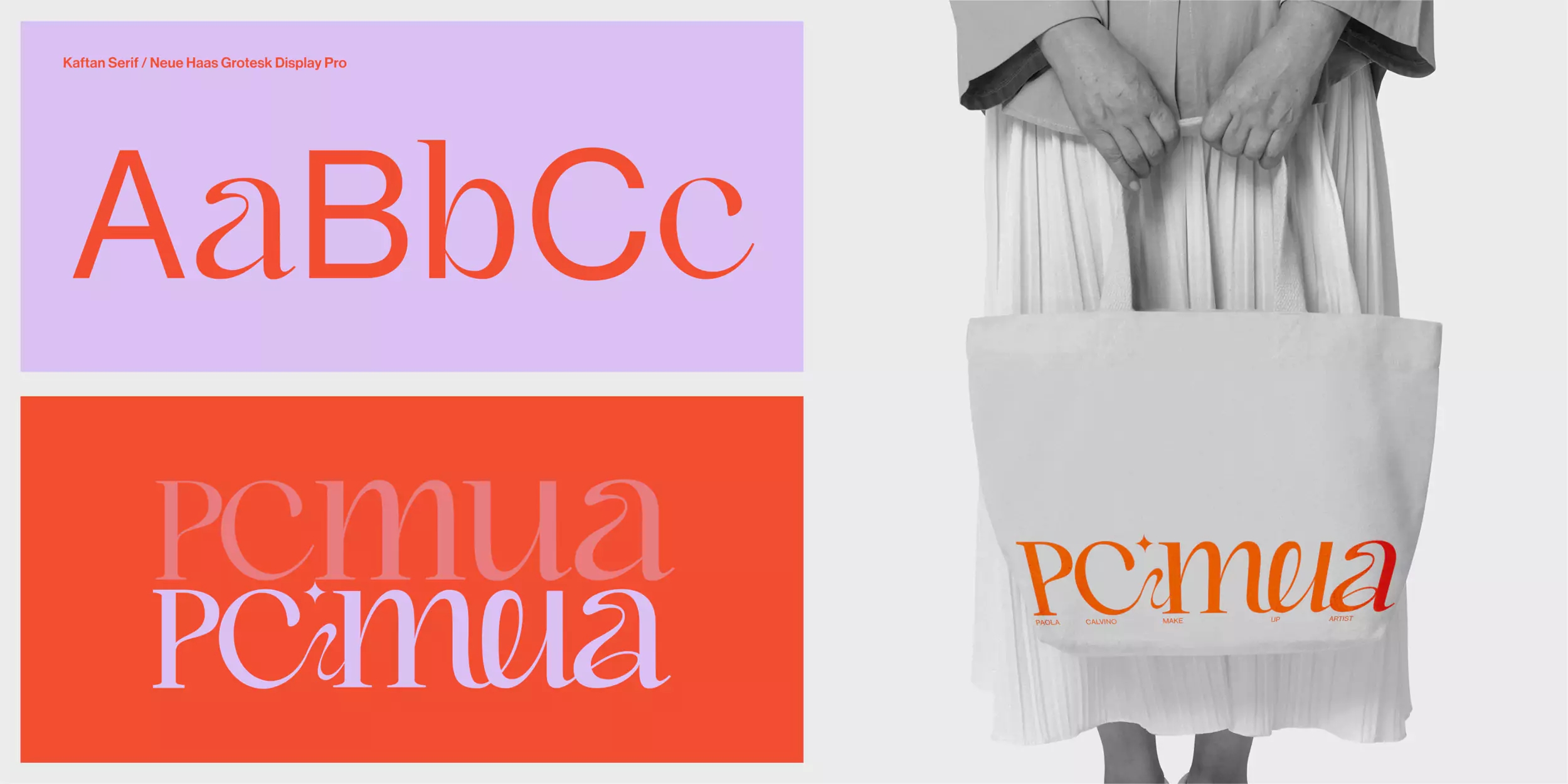 Visual Identity for PCMua - Typography, Logotype and Tote Bag Design